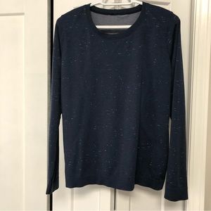 Lululemon swiftly relaxed long sleeve, size 10, navy
